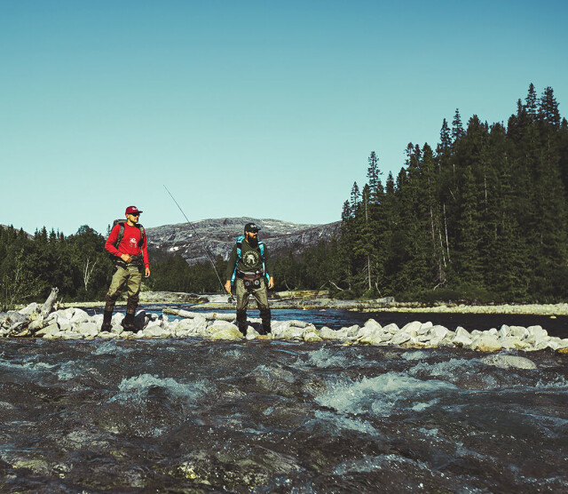 Exclusive fishing in beautiful Abjøra river