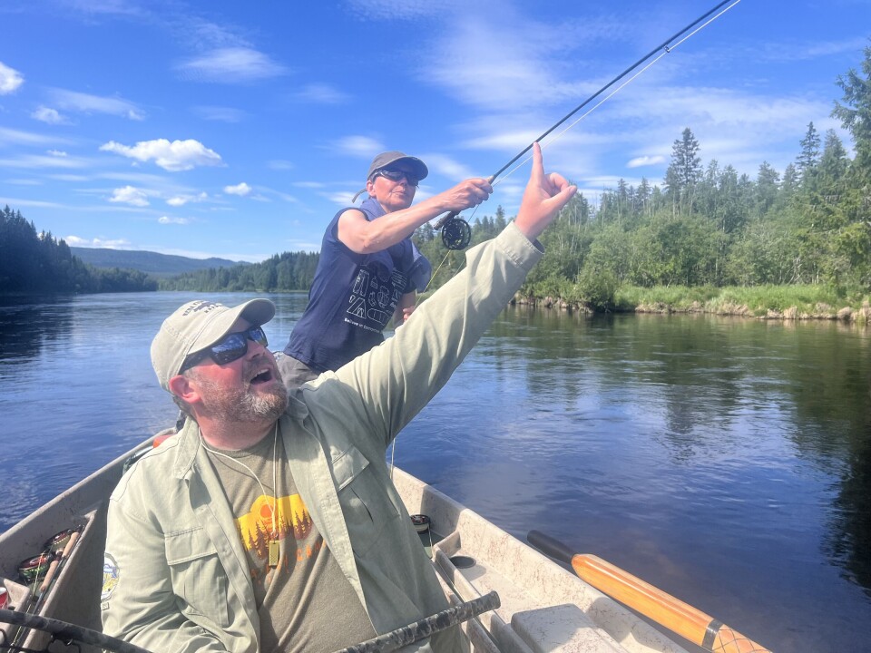 – Up with your rod tip!