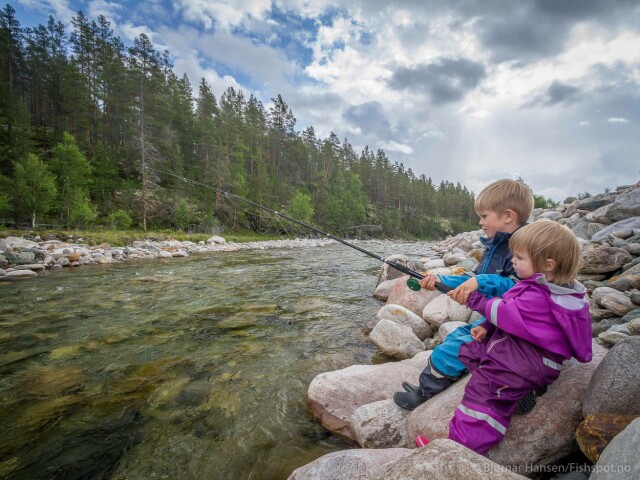 Take your children fishing