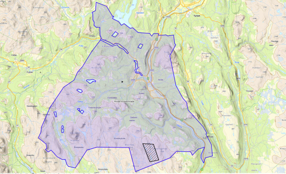 Alvdal fishing area